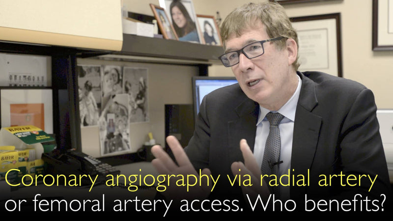 Coronary artery angiography via radial artery or via femoral artery. Which is best? 10