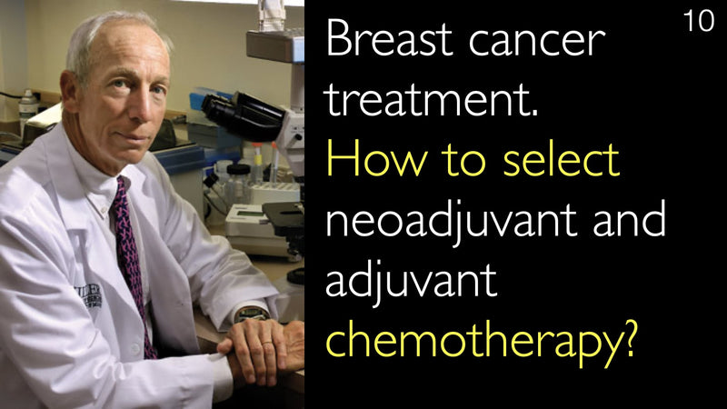 Breast cancer treatment. How to select neoadjuvant and adjuvant chemotherapy? 10