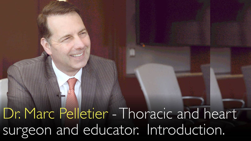 Dr. Marc Pelletier. Cardiac surgeon and medical educator. Biography. 0