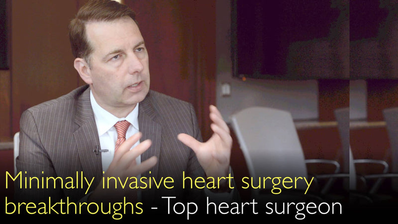 De behandeling van minimaal invasieve hartchirurgie gaat vooruit. 1