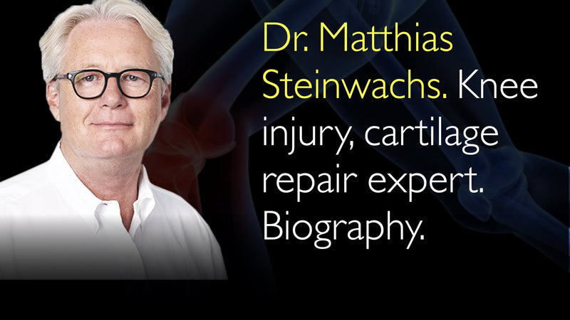 Dr. Matthias Steinwachs. Knee injury, cartilage repair expert. Biography. 0