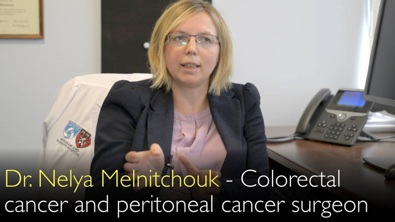 Dr. Nelya Melnitchouk. Colorectale kanker. HIPEC, EPISCHE chirurg. Biografie. 0