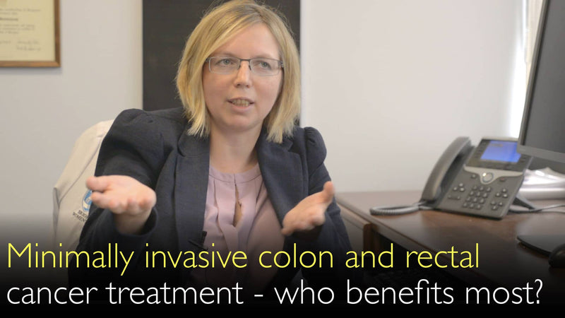 Minimally invasive treatment of colon cancer. Rectal cancer. Who benefits most? 2
