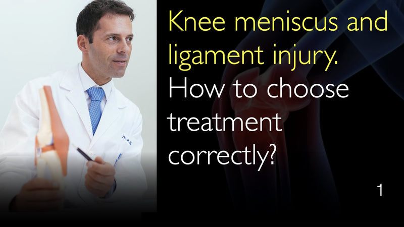 Knee meniscus and ligament injury. How to choose treatment correctly? 1
