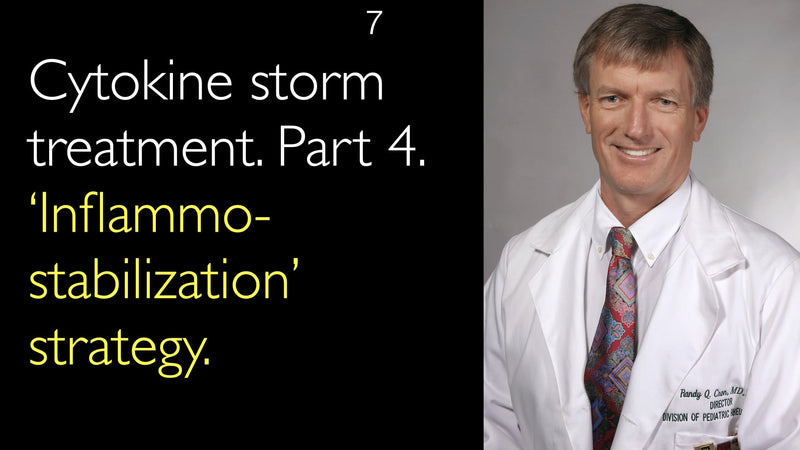 Cytokine storm treatment. Part 4.  ‘Inflammo-stabilization’ strategy. 7
