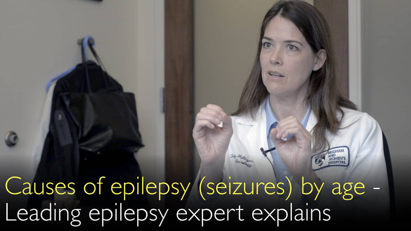 Causes of epilepsy by age group. Epileptic seizures in young children and elderly adults. 1