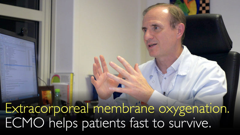 Extracorporeal membrane oxygenation. ECMO helps cardiac arrest patients to survive. 11