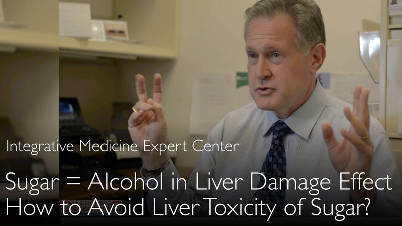 How sugar damages liver. Sugar equals alcohol. Dr. Robert Lustig. 3