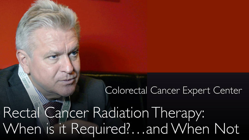 Colorectal cancer radiation therapy. Rectal cancer radiotherapy. 4