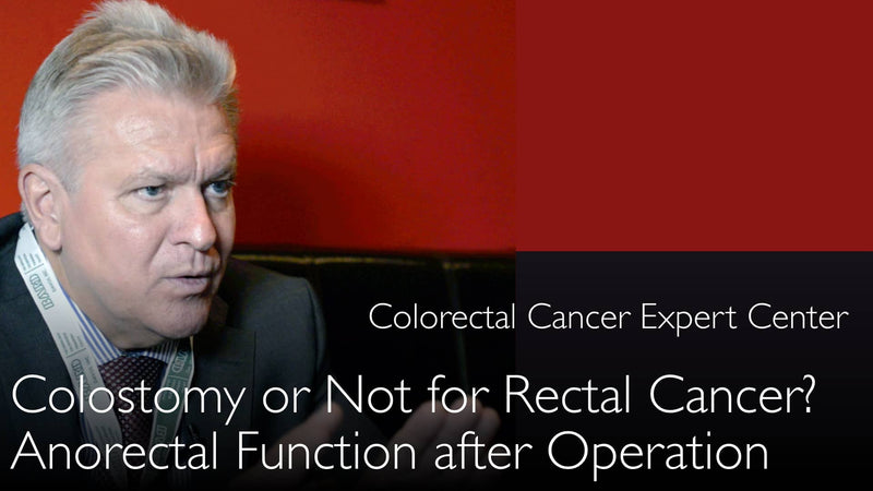 Rectal cancer colostomy alternatives? Anorectal function after surgical operation. 6
