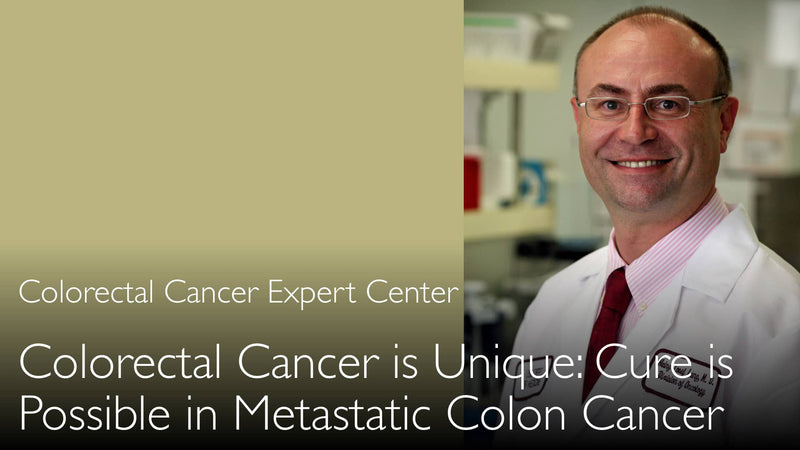 Cure of stage 4 colon cancer is possible. Treatment of metastatic colorectal cancer. 1